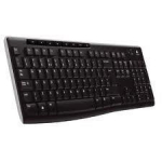 LOGITECH K270 WIRELESS KEYBOARD ENG BLACK