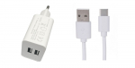 MicroConnect USB-C Charger Set 2.4 A USB-C to USB2.4A 1m + Charger