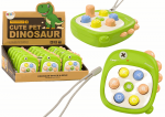 LEAN Toys Arcade Game Whack A Mole Letters Dinosaur Green