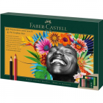 Faber-Castell Polychromos AND Pitt Graphite Matt komplekt, mitmevrviline, 48 tk