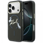 Karl Lagerfeld Etui IML Choupettes Karl Script Logo MagSafe iPhone'i 17 Pro Max jaoks must
