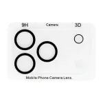 Toptel Tugendatud klaas HARD SILK PRINT kaamerakassettile (LENS) iPhone 18 Pro Maxi jaoks (saar)