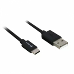 Sharkoon USB-kabel 2.0 A - USB C must 0,5m