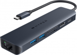 Hyper Drive Next 7-portiline USB-C Hub, kesksinine (HD4003GL)