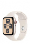 APPLE Vaata SE GPS + Cellular Starlight Aluminium, Starlight Sport Band S/M, MXGT3QF/A, 44mm