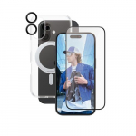 PanzerGlass CARE by 3-in-1 keraamiline iPhone 16 komplekt