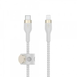BELKIN CAA011bt2MWH BOOST CHARGE USB-C do LTG silikonowy w oplocie 2m biay