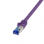 Logilink Patchkabel Ultraflex, Cat.6A, S/FTP, violet, 5 m