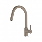 Sink mixer FRANKE LINA, cashmere color, high, with pull-out head