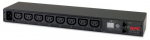 APC AP7821B toitejaotlusksus (PDU) 8 vahelduvvoolu pistikupesaga 0U/1U must