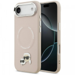 Karl Lagerfeld Karli ja Choupette'i etui. MagSafe iPhone'i tihvtid, roosa