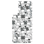 SAMSUNG Paneel GP-TOU021HOOJW do etui Frame Cover do Galaxy S22+ Simpsons biay/white