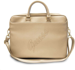 GUESS PU Saffiano Vintage Scrip arvutikarp 15/16" Valge kuld