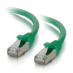Mercodan KAT6A S/FTP 0,25 m, roheline, lappimiskaabel, halogeenivaba