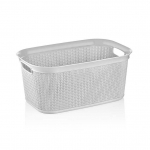 UCSAN Laundry Basket 38L KNIT Grey 57x37x25cm