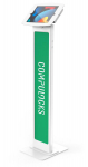 Compulocks iPad 10.2"" Space Enclosure Brandable Floor Stand White
