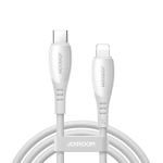 Joyroom S-A59 Vibrant Series 30W USB-C - Lightning kaabel 1,2 m - valge