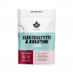 Puhdistamo Elektrolsi- ja kreatiinipulber, kirs- ja rabarbermaitseline, 200 g (000391)
