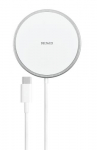 Deltaco QI-1034 mobiilse seadme laadija Universaalne Valge USB Juhtmeta laadimine Kiirladimine Sisekasutuseks