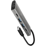 AXAGON HMC-5G2 2x USB-A + 2x USB-C + HDMI, USB-C 3.2 Gen 2 10Gbps keskus, PD 60W, 13cm USB-C kaabel