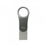 SILICON POWER Mobiilne USB-mluseade C80 64 GB USB Type-A / USB Type-C 3.2 Gen 1 (3.1 Gen 1) Titaan