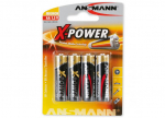 Ansmann X-Power Alkaline Batterie Mignon AA / LR6 (4 Stck)