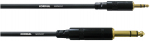 Cordial 3,5 mm stereo -mees kuni 6,3 mm stereo isane audiokaabel, 3 m (CFM3WV)