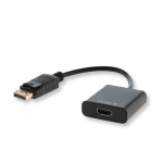 Savio CL-55/B Adapter DisplayPort kuni HDMI 0,2 m DisplayPort