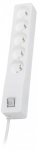 Lestar ZX 510 G-A K.:WH 3,0M pingeallika kaitsja Valge 5 pistikupesaga 230 V 3 m