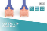 DIGITUS CAT 6 U/UTP Patch Cord 5 m Blue
