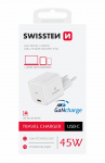 Swissten GaN Travel Charger USB-C 45W
