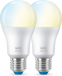 WiZ Nutipirn, E27 - valge valguse varjundid, Wi-Fi, 2700-6500 K, 806 lm, 2-pakk (929003781942)
