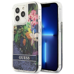 GUESS GUHCP13LLFLSB iPhone 13 Pro / 13 6,1" niebieski / sinine kvakott Lille vedel glitter