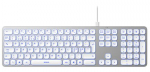 Deltaco TB-904 klaviatuur Universal USB QWERTY Nordic Valge, Hbe