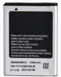Samsung Replacement EB494358VU Battery Samsung S5660 Gio S5670 Fit S5830 Ace Li-Ion 1350mAh (NO LOGO)