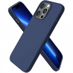 Mocco Ultra huke Soft Matte 0,3 mm silikoonkatte Apple iPhone'i 14 Pro jaoks, tumedasinine