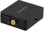Deltaco Audio Converter Toslink - 2xRCA/3,5mm must
