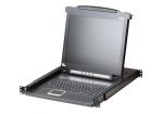 Aten Slideaway console 17"" LCD SCANDINAVIAN KEYBOARD