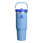 Stanley Termosruuk koos ngega The IceFlow Flip Straw 2.0 Tumbler 0.89L helesinine