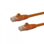 StarTech.com 10 meetri pikkune CAT6 Ethernet kaabel oran CAT 6 Gigabit Ethernet traat 250MHz 100W PoE RJ45 UTP vrgukaabel/henduskaabel, ilma lukustusklammeriga, koos pingutushoiussteemiga, igaks eraldi testitud