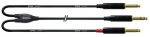 Cordial CFY 0.9 VPP helikaabel 0.9 m 6.35mm 2 x 6.35mm must