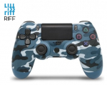 Riff DualShock 4 v2 Wireless Game Controller for PlayStation PS4 / PS TV / PS Now Blue camouflage