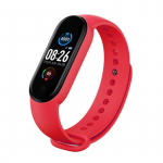 MyTime MT6 Smart Bracelet IP67 with HR AND amp; Blood pressure / Social / Sleep monitor Red