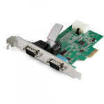StarTech.com 2-port PCI Express RS232 sarvikort- PCIe RS232 sarvikontrolli- PCIe kahe sarvikort- 16950 UART- Laadimiskort- Windows AND Linux