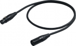 Proel mikrofonikaabel, 0,5 m, must (PRCHL250LU05)
