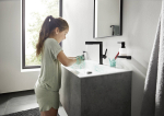 Liquid soap dispenser Hansgrohe AddStoris 41745670, black matte