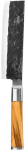 Style de Vie Japanese steel vegetable knife Olive 17.5cm