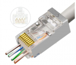 MicroConnect Modular EZ Plug RJ45 CAT6a 50pcs. FTP Shielded 50pcs in