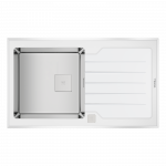 Valamu Teka Diamond RS15 1B 1D valge