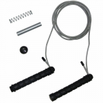 Jump rope TUNTURI Jumprope Steel 280cm 2X100g, adjustable weight